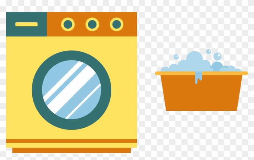 Laundry Washing Machine Clip Art - Washing Machine #433680