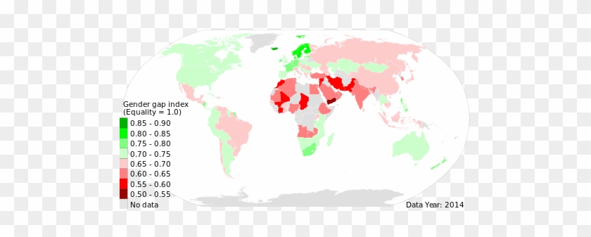 This Image Rendered As Png In Other Widths - Gender Inequality Index 2016 #433707