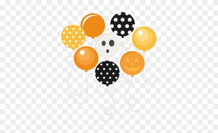 Halloween Clipart - Halloween Balloons Transparent Background #433728
