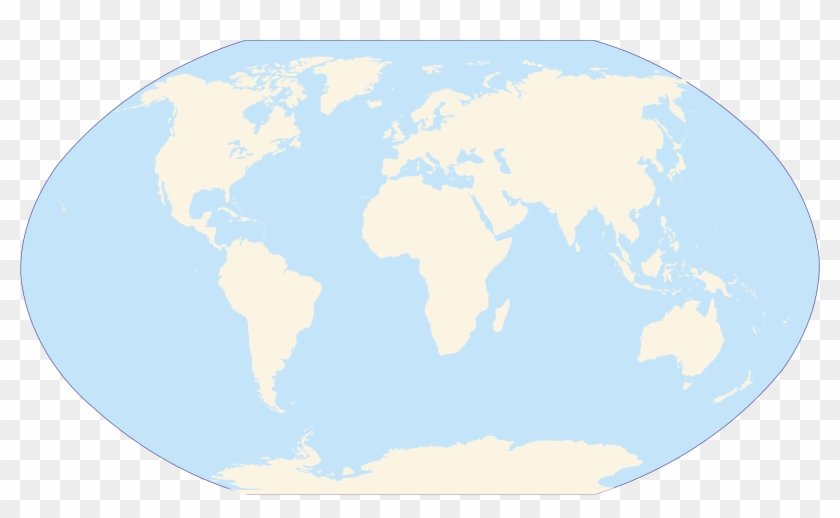 World Map Longlat-simple - Ukraine On The World Map #433732