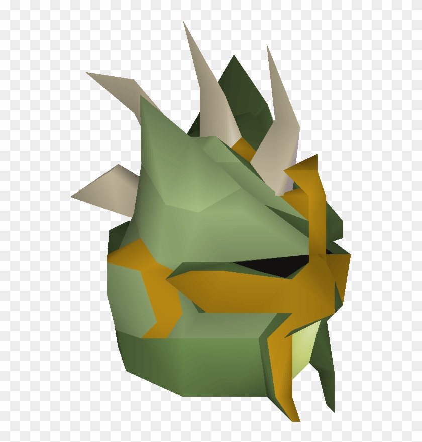 Green Slayer Helmet Detail - Origami #433773