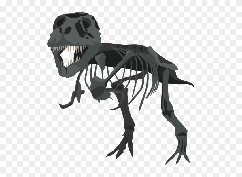 T-rex Skeleton Wide Rule Composition Notebook #433792
