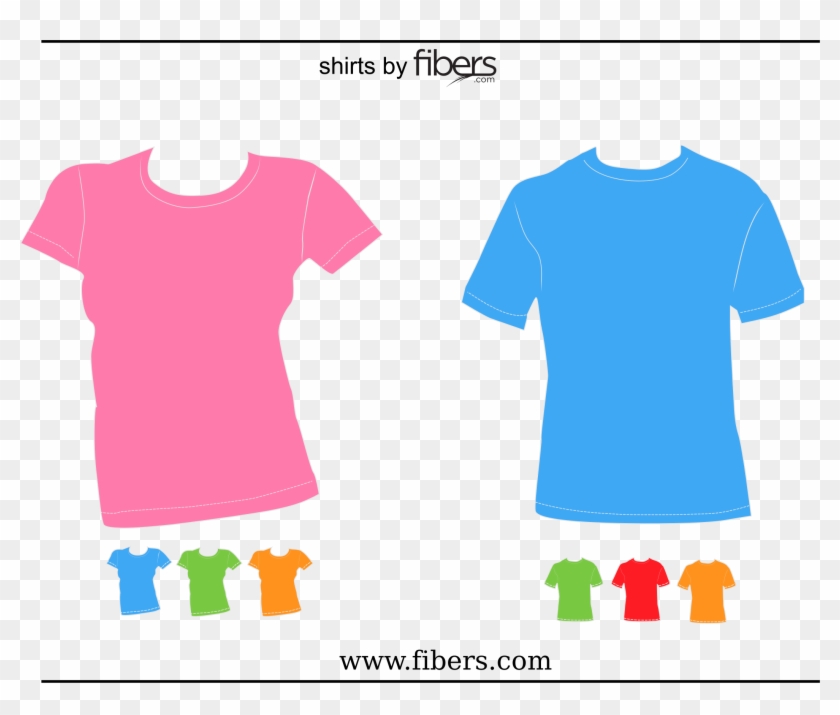 Similar Clip Art - Pink T Shirt Template #433986
