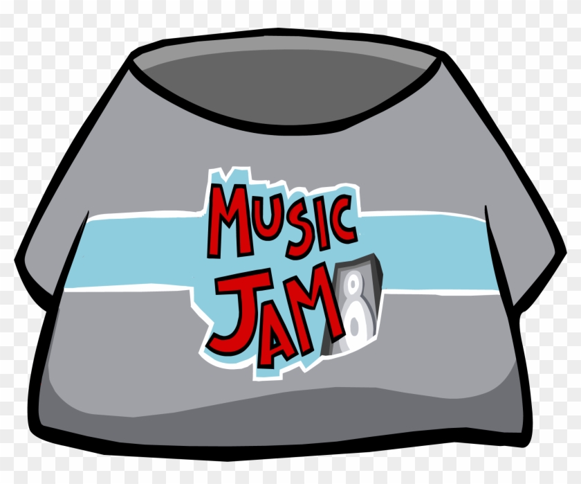 Music Jam T-shirt - Club Penguin T Shirt #434045