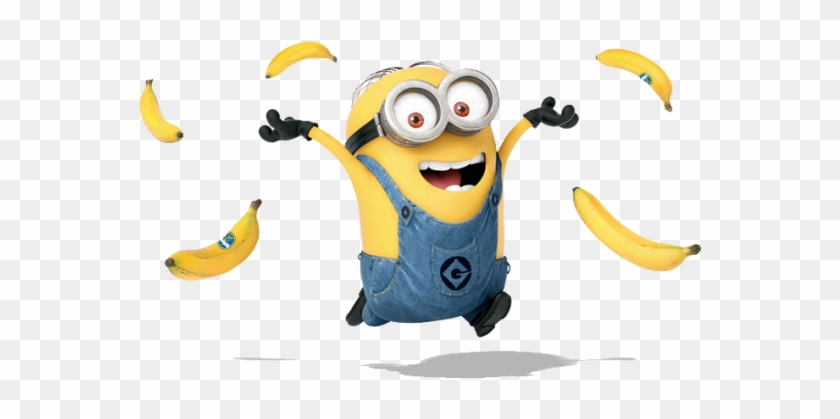 Imágenes De Los Minions En Formato Png - Happy Birthday Minions Banana #434082