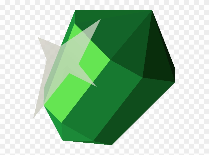 Emerald Detail - Runescape Red Gem #434092