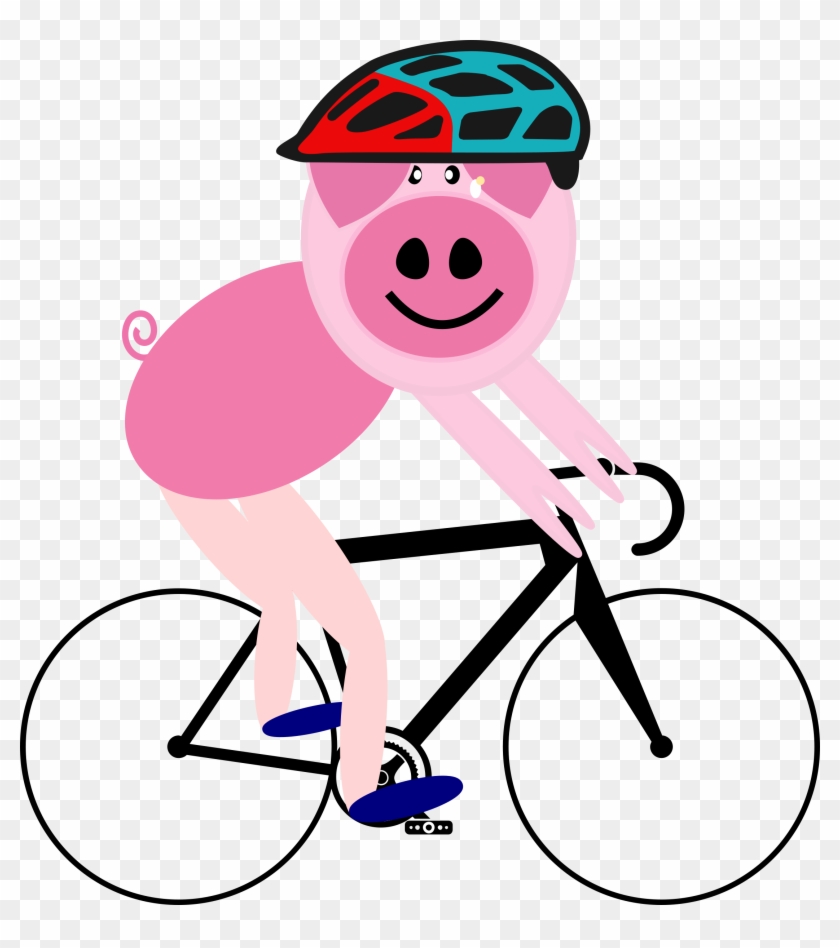 Big Image - Cycling Pig #434145