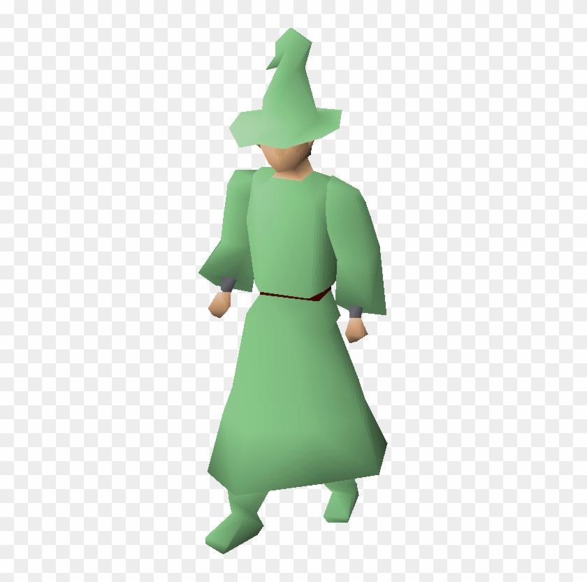 A Player Wearing Green Gnome Robes - Green Robes Runescape #434151
