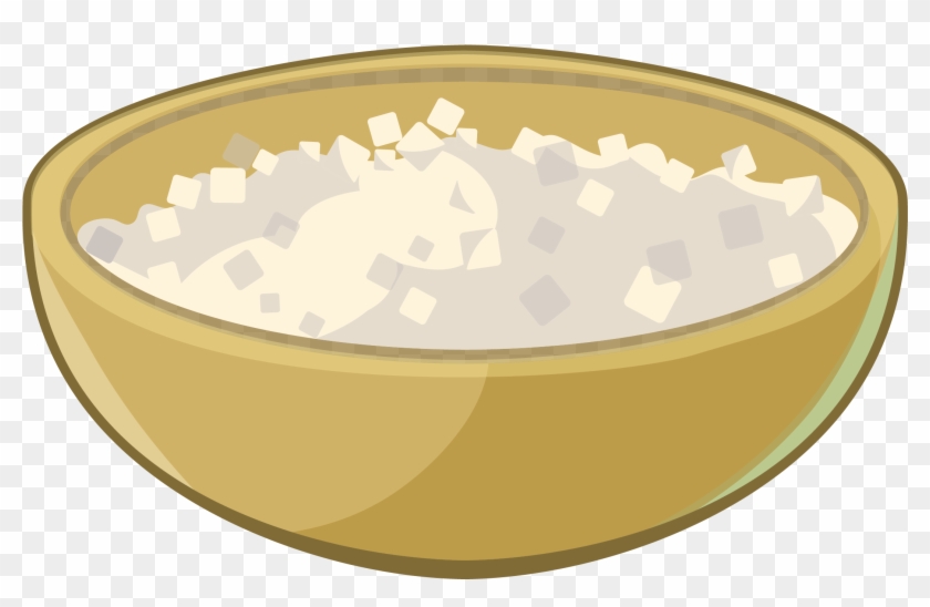 Rice Bowl Clip Art - Bowl Of Rice Vector #434200