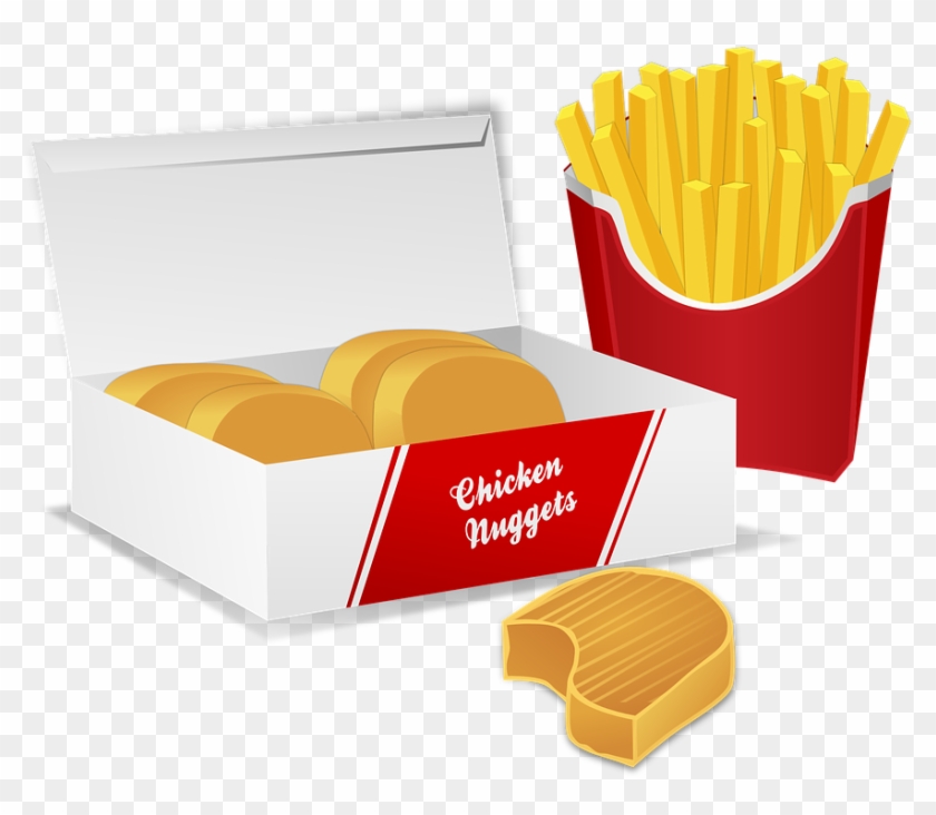Fried Rice Cliparts 15, - Chicken Nugget Vector #434217