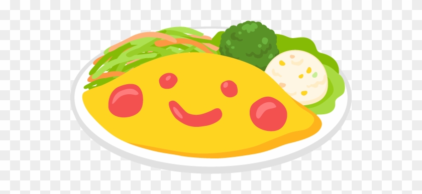 Smiley Face Omelette Rice Free Png And Vector - Portable Network Graphics #434224