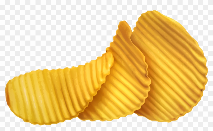 Potato Chips Png Vector Clipart - Potato Chips Png #434331