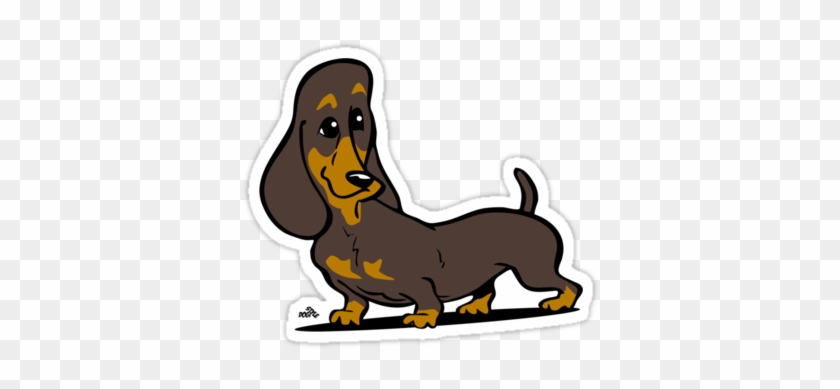 Dachshund Stickers > - Dachshund Cartoon Dog Shirt Young T-shirt #434345