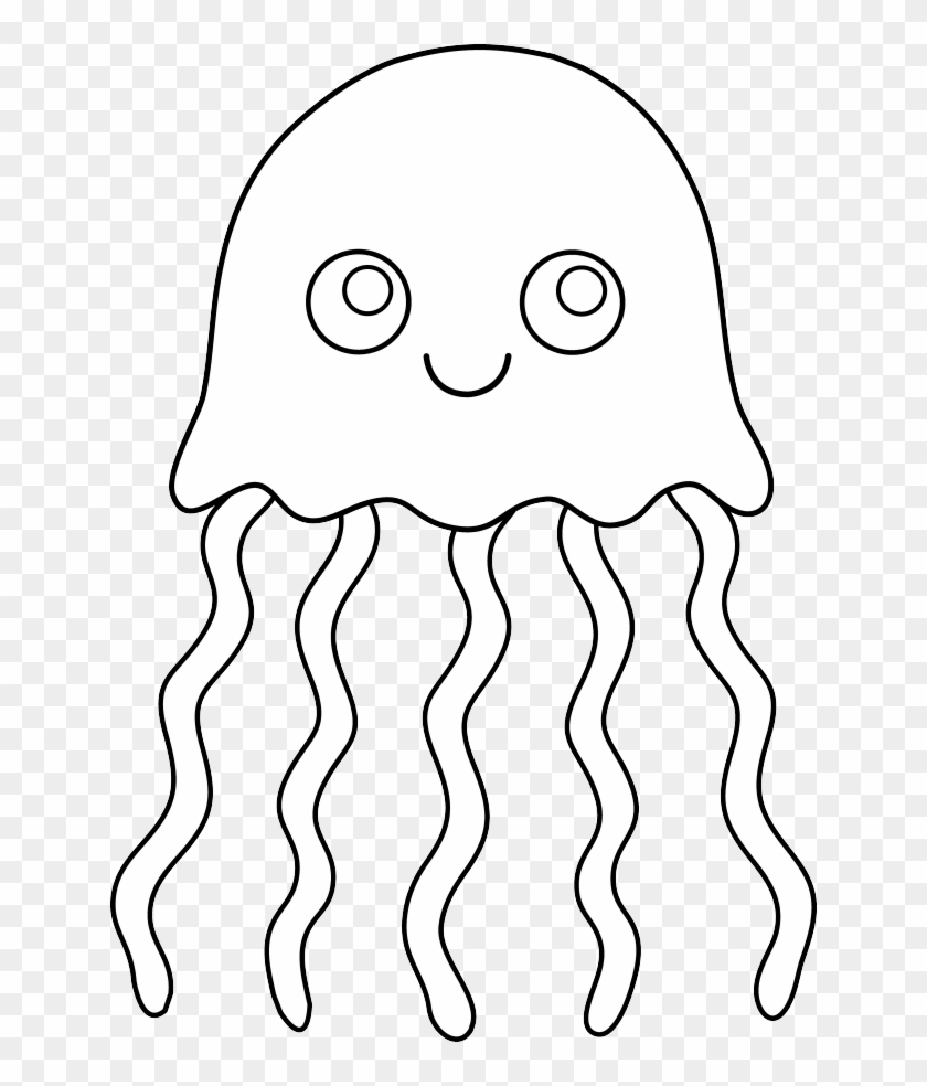 Free Jellyfish Printables To Color #434387