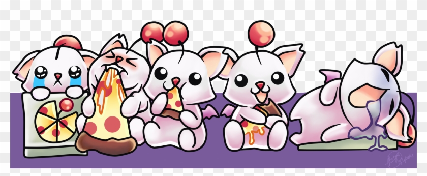 Moogle Pizza Party By Zanarkand-sky - Moogle Pizza #434394