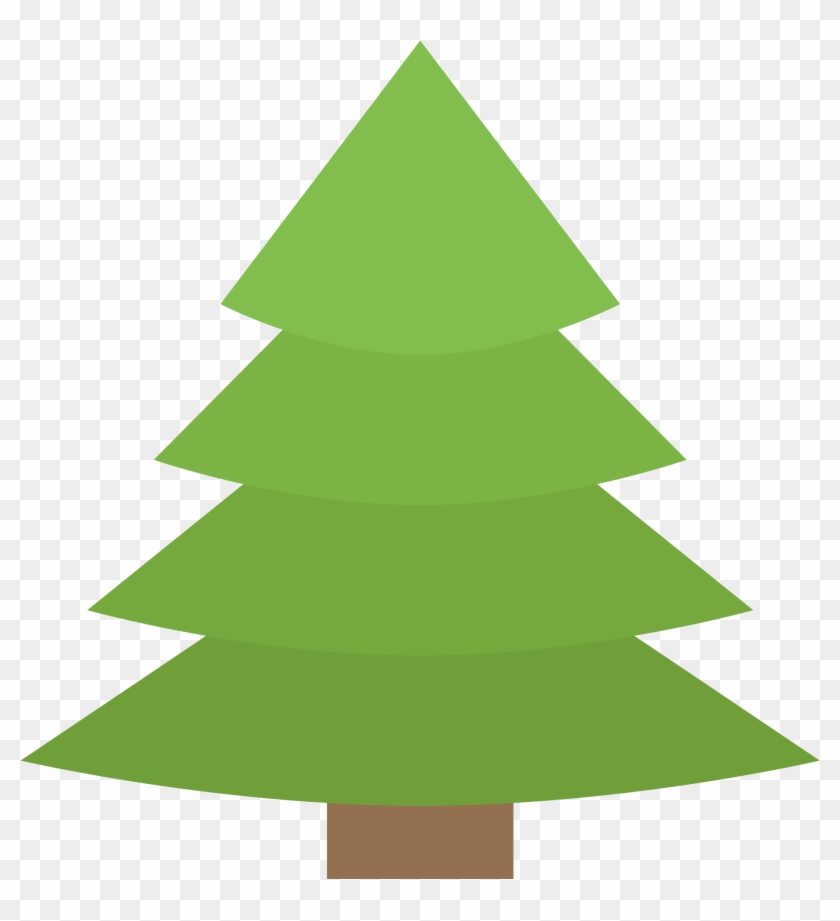 Evergreen Tree Clipart 21, Buy Clip Art - Plan Christmas Tree Cartoon #434399