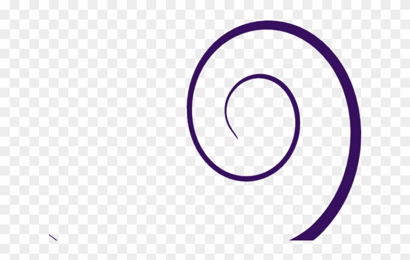 Curl Clipart Purple - Circle #434478