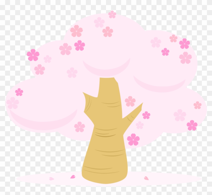 Cherry Blossom Sakuramochi Hanami Cupcake Clip Art - Cherry Blossom Sakuramochi Hanami Cupcake Clip Art #434550