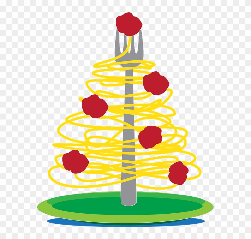 Christmas Taco Cliparts 9, Buy Clip Art - Spaghetti And Meatballs Tree #434587
