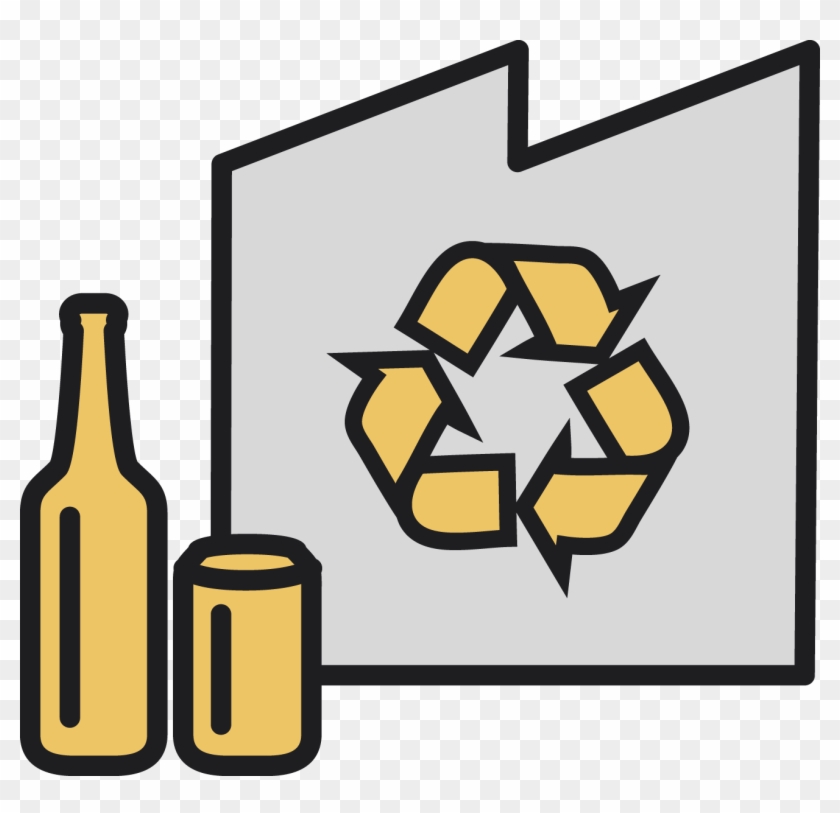 East Waste Collects The Recyclables And Delivers Them - Drawing Recycle Bin #434595