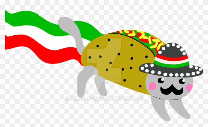 Mexican Taco Nyan By Shinri-san - Draw A Taco Cat #434683