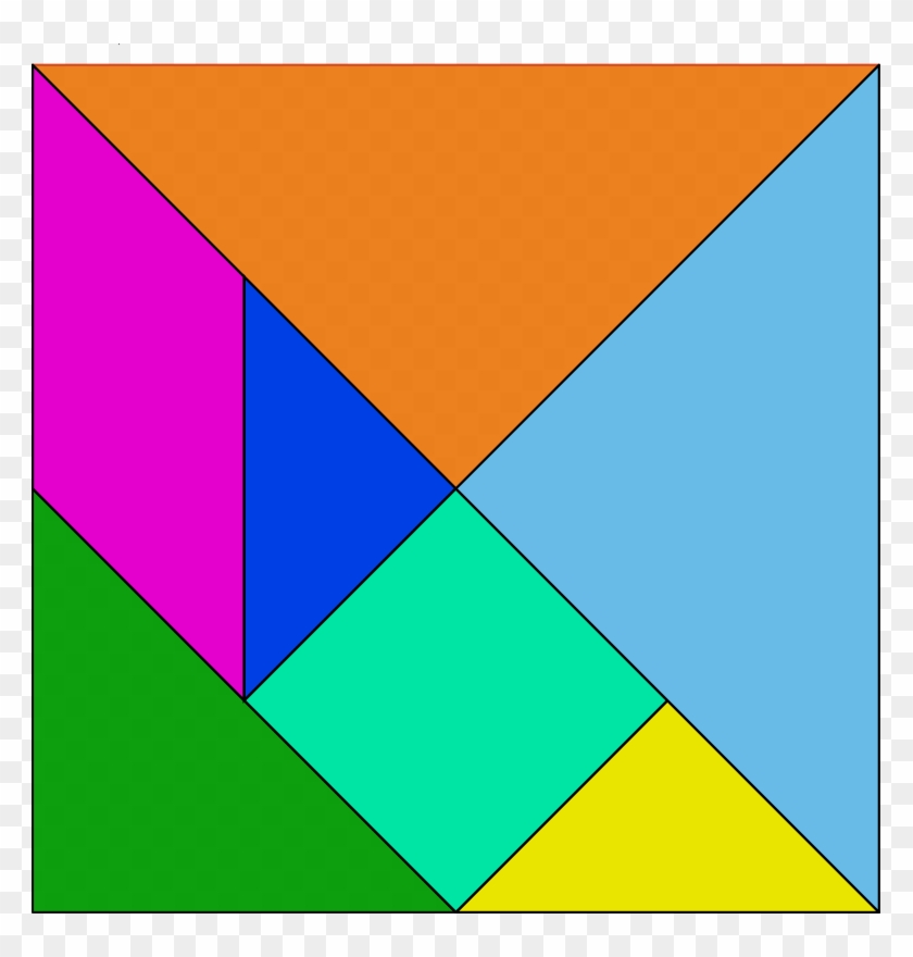 Free Vector Tangram-24 Clip Art - Tangram Clipart #434700