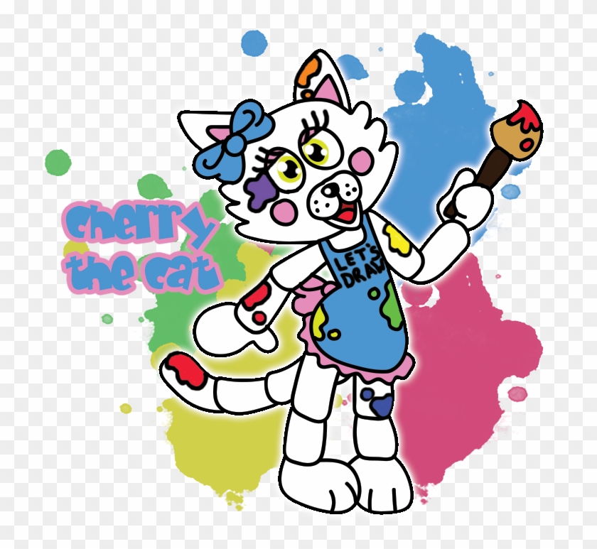 Fnaf Reddit Fanimatronic Contest Cherry The Cat By - Fnaf Cat Animatronic #434723