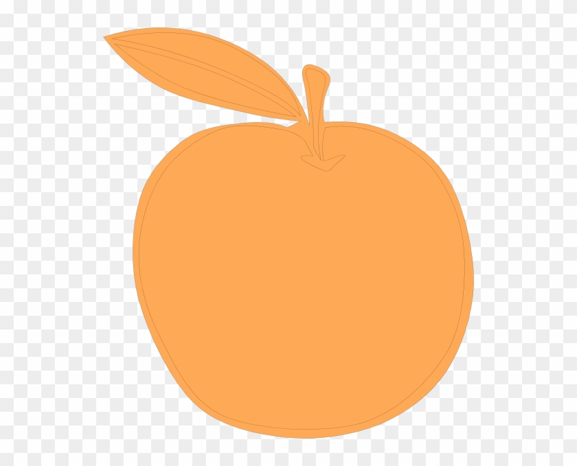 Apple Clip Art At Clker - Orange Apple Clipart #434768