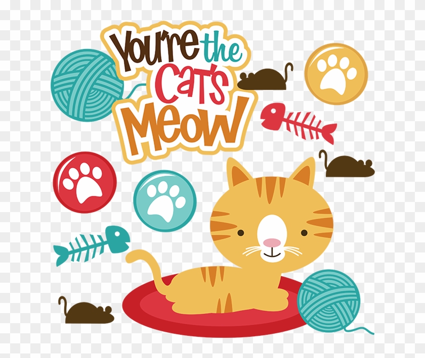 You're The Cats Meow Svg Scrapbook File Cat Svg Files - You Re The Cat's Meow #434773