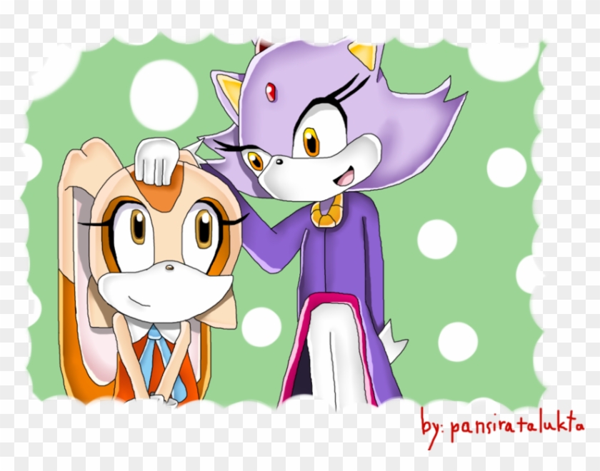 Blaze The Cat And Cream The Rabbit By Pansiratalukta-d56k13w - Cream The Rabbit And Blaze The Cat #434786