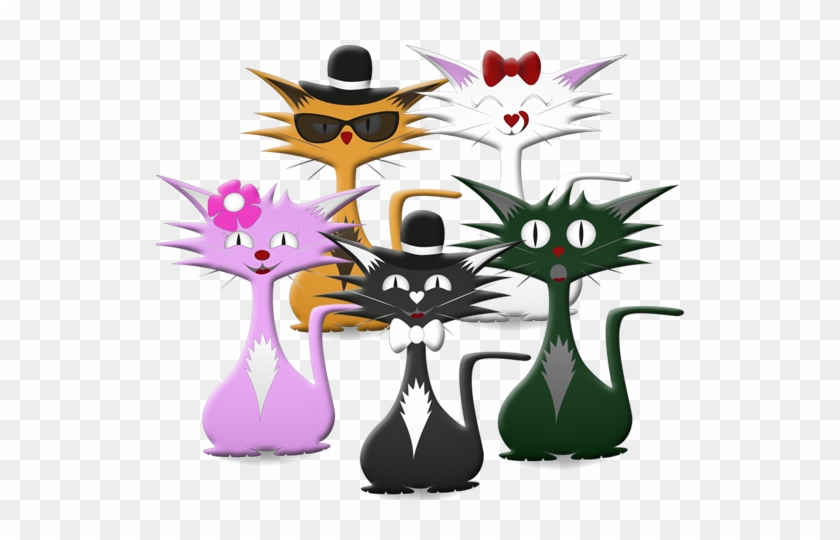 Cool Cat Hits Five Cats - Cool Cats Cartoon #434788