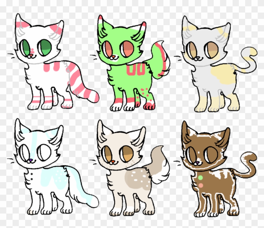 Quick Cat Adopts- 5 Points Each By Jelki - Cartoon #434797