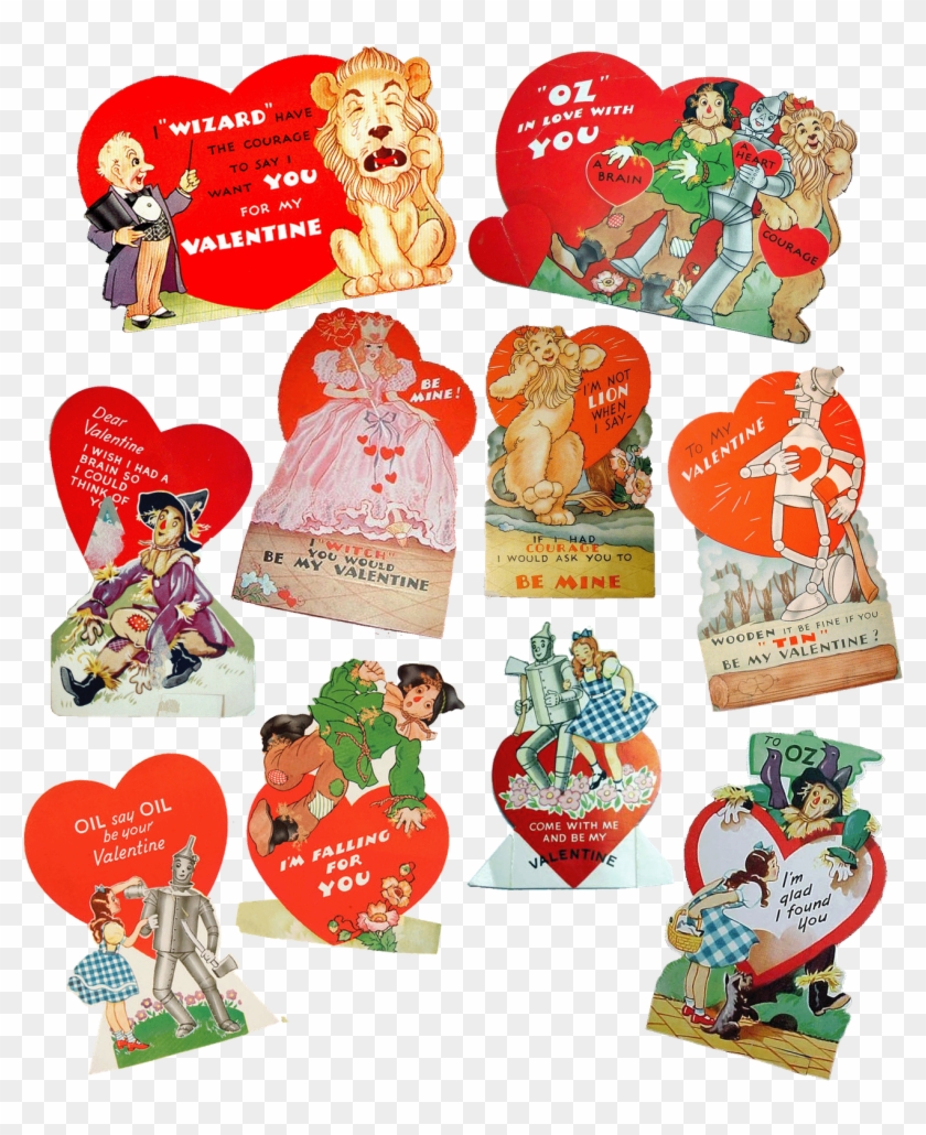 Cute Vintage Valentines - Wizard Of Oz Valentines #434898