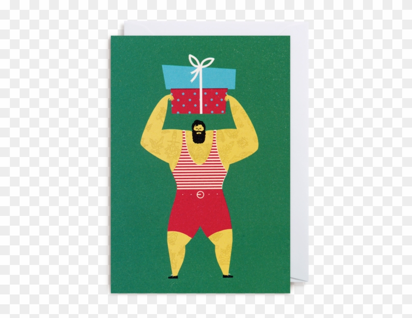 Strongman Greeting Card - Father's Day #434902