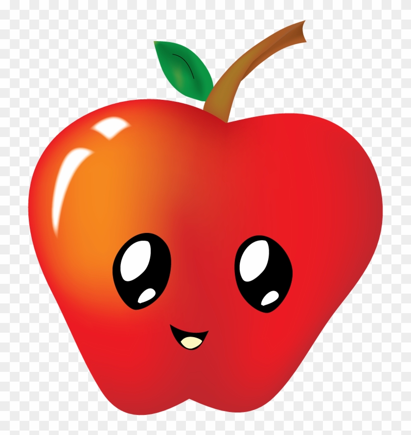 Happy Apple - Happy Apple Cartoon Png #434937