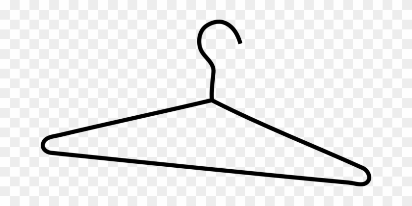 Hanger Coat Hanger Wardrobe Clothing Coat - Hanger Clip Art #434979