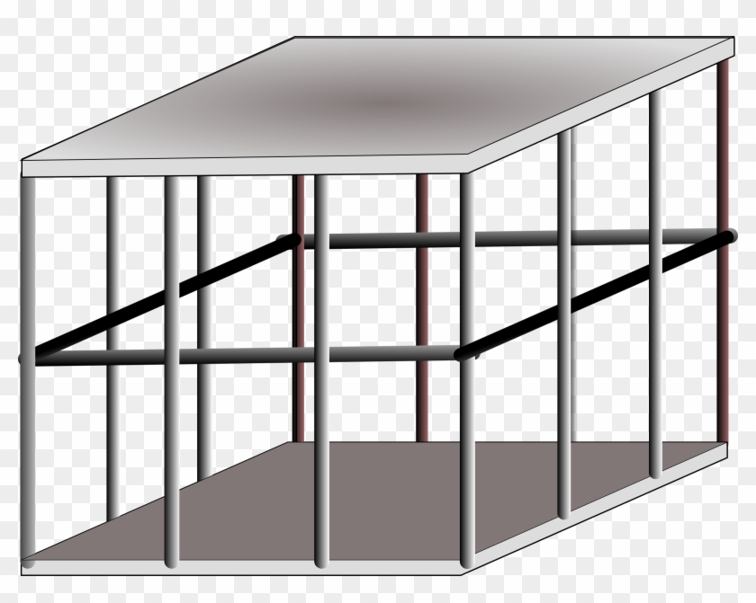 Cage Clipart Cartoon - Cage Clipart #435117