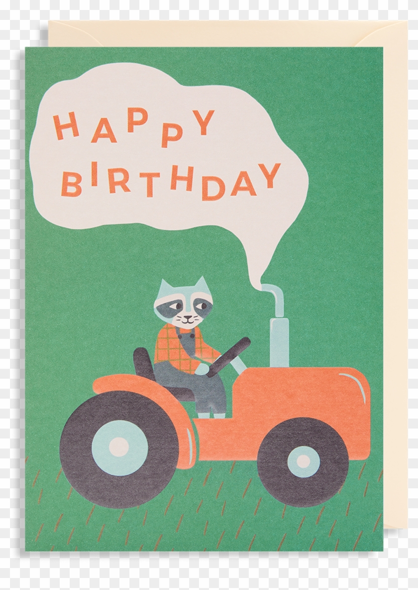 Happy Birthday Tractor Greeting Card - Greeting Card #435314