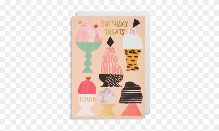 Birthday Treats Greeting Card - Greeting Card #435397