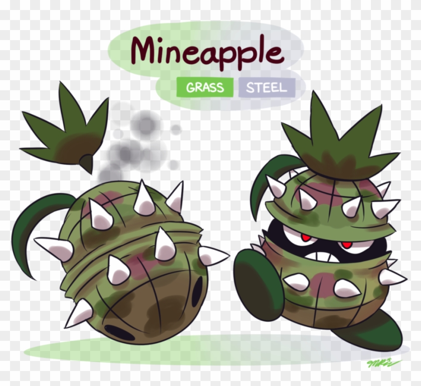 Mineapple By Mast3r-rainb0w - Fakemon By Master Rainbow #435432