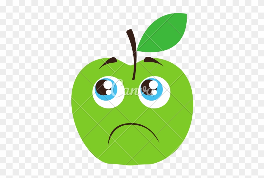 Apple Clipart Sad - Apple #435442