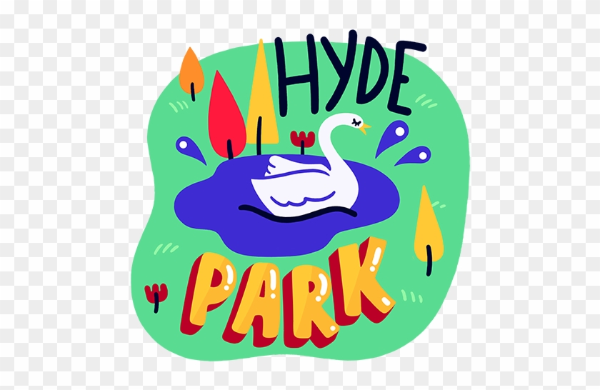 Marylou Faure's London Geostickers For Instagram - Hyde Park London Clip Art #435512