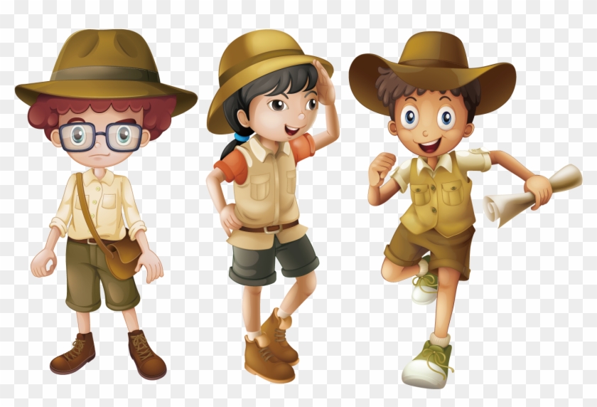 Royalty-free Exploration Clip Art - Kids Explorer Vector #435515