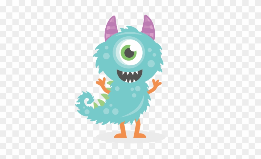 Monster With Tail Svg Cutting File Monster Svg Cut - Monster Svg Files #435527