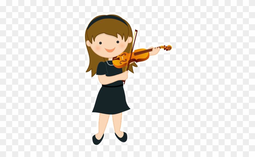 Prelude Playschool Indirapuram - Girl Playing Violin Clipart #435547