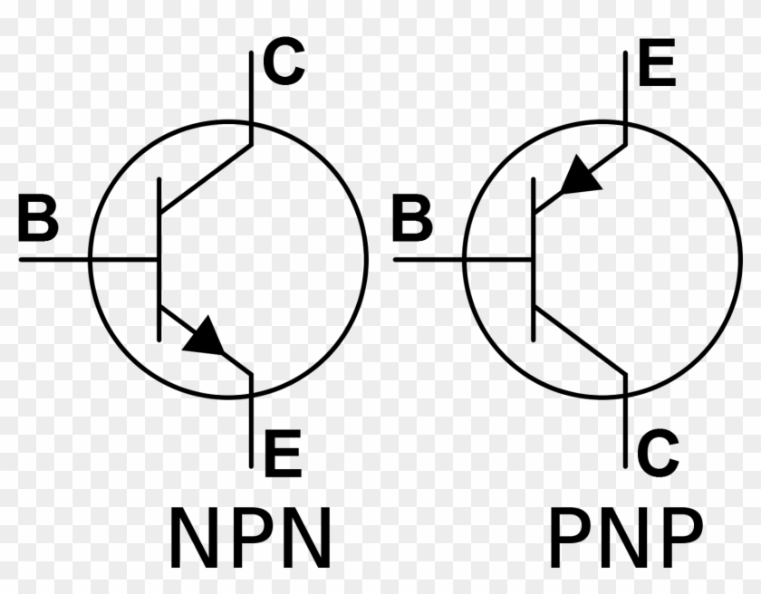 Download Now - Npn And Pnp Transistor Symbol #435739