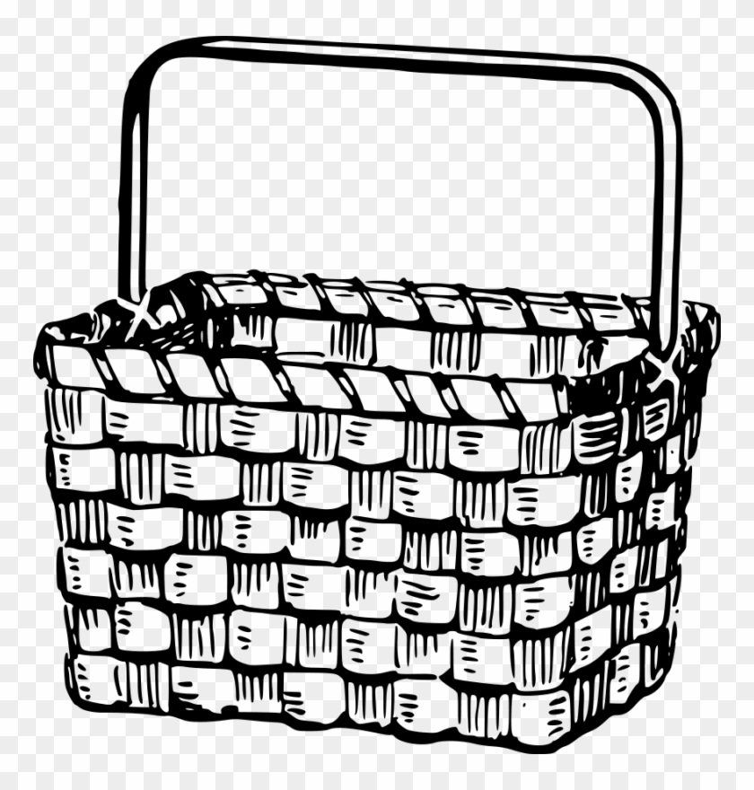 Pin Bread Basket Clip Art - Hot Air Balloon Basket Drawing #435776