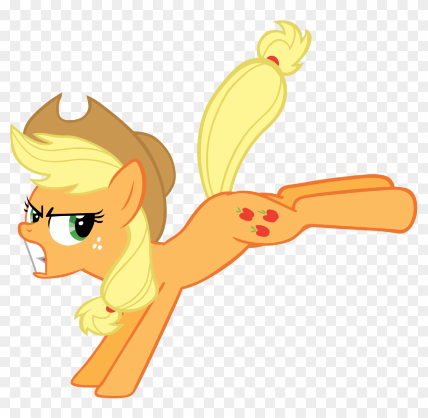 Applejack Bucking Vector By Scrimpeh - Mlp Applejack Bucking #435797