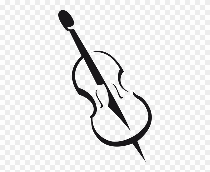 Violin Music Sticker - Jazz Instruments Cartoon #435865