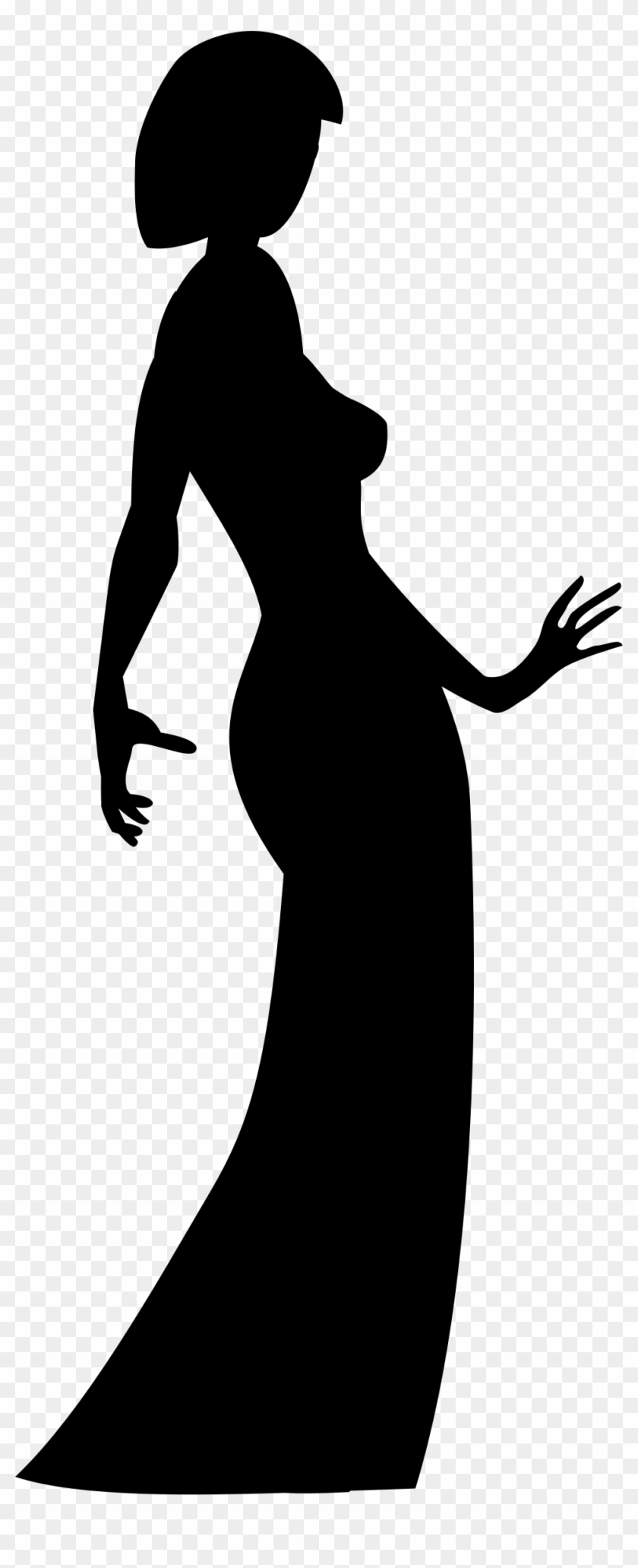 Big Image - Woman Shadow Png Dress #435903